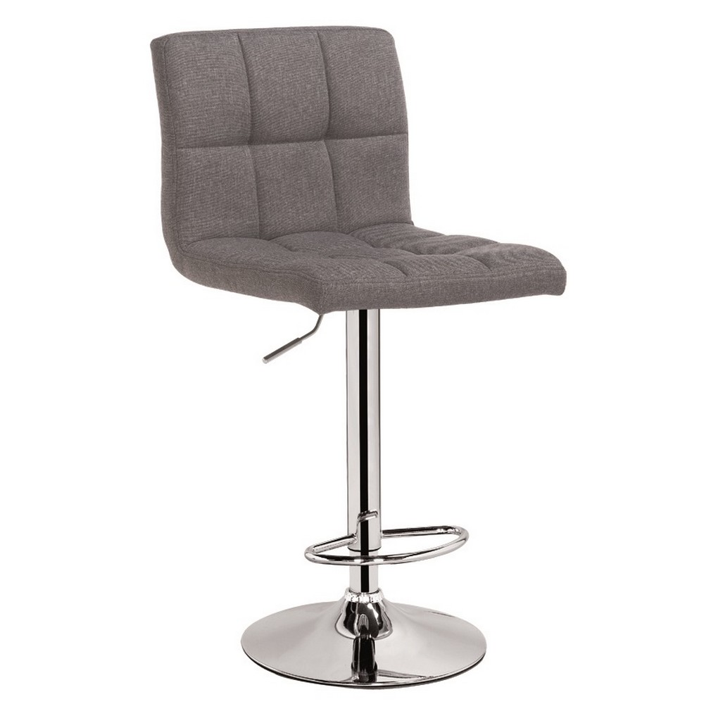 Барный стул HY 356-3 ткань  серая ткань - 123125 – 1